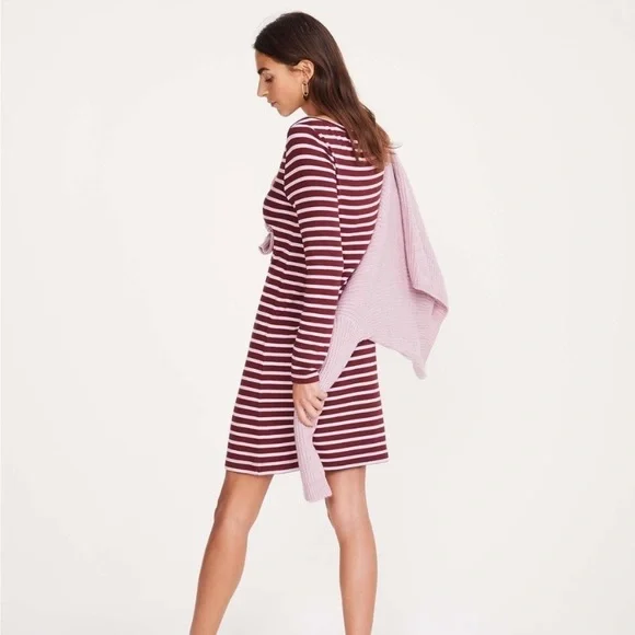 Lou & Grey Striped Signature Soft Sweater Dress - Picture 4 of 12